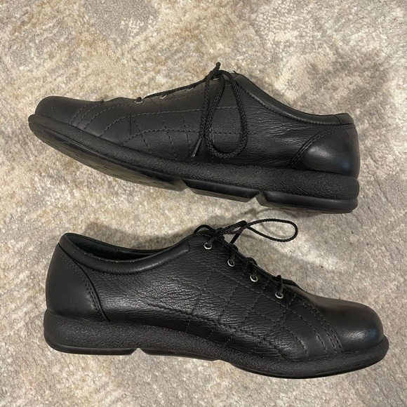 Dansko Women’s Gretchen EUR 40 (9.5-10) Black Leather Oxford Lace Up Shoes - Picture 7 of 10